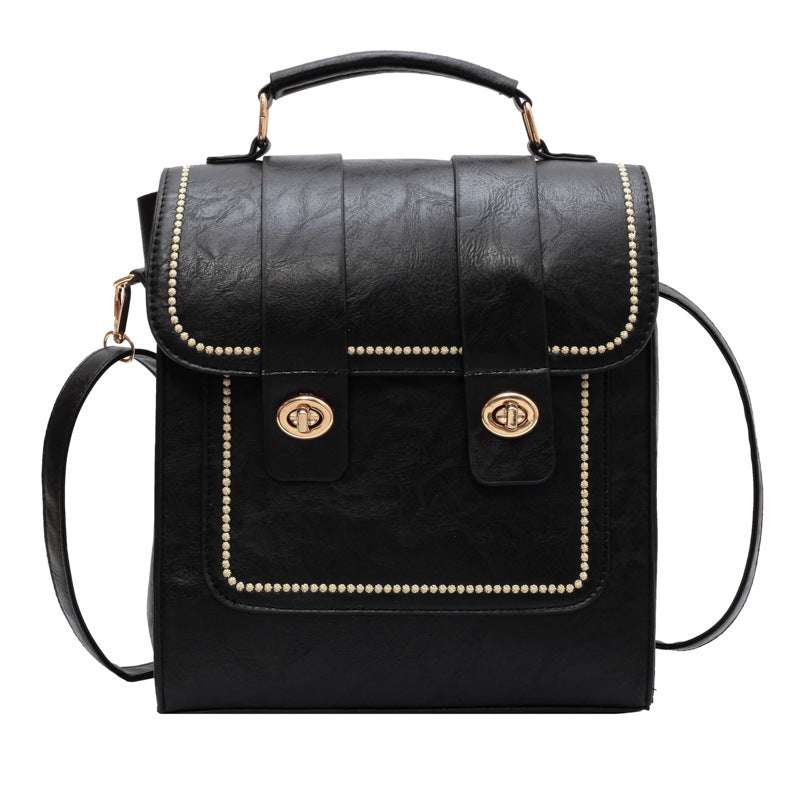 Wholesale Autumn and Winter Retro Pu Large Capacity Backpack